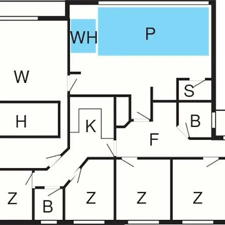 Holiday home 14 Person In Nex *